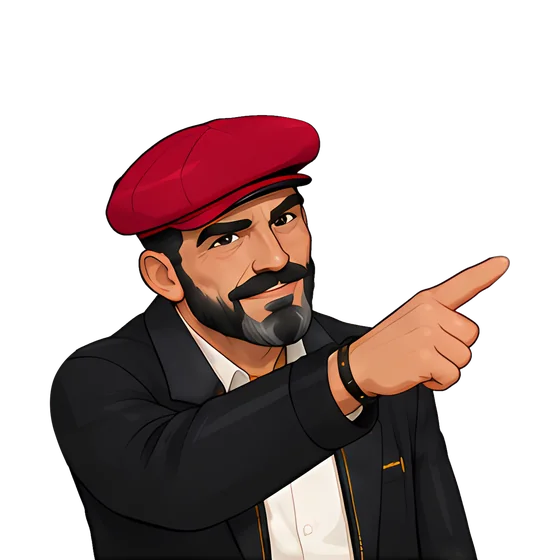 Гогик указывает в сторону